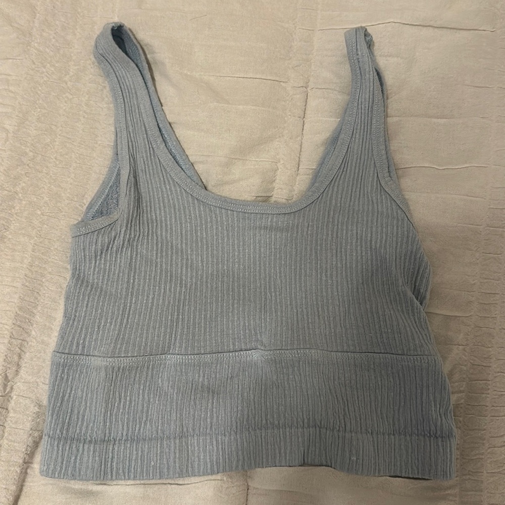 Urban Outfitters Blue Crop Top